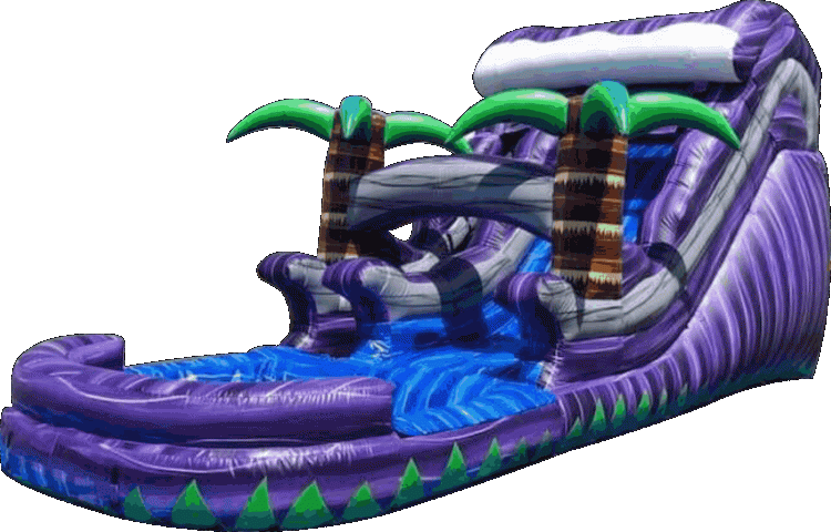 Purple Splash 14' Slide (Use Wet)
