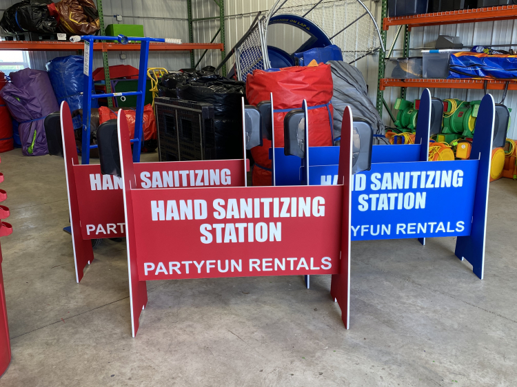 Hand Sanitizing Stations